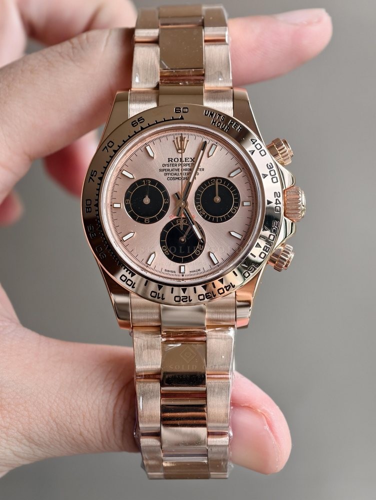 Rolex Cosmograph Daytona Natural Turquoise Dial 18K Yellow Gold Reference 126518 — Hallmarked Edition