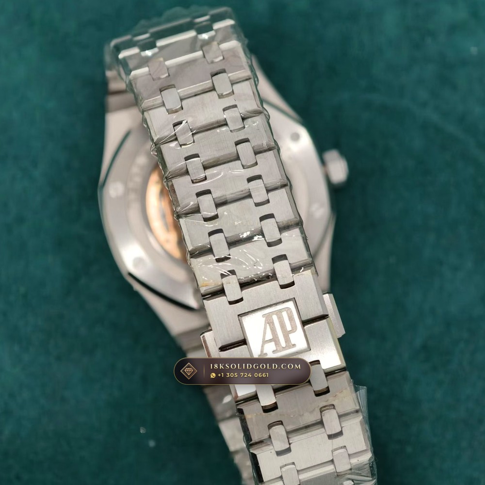 Audemars Piguet Royal Oak Perpetual Calendar 41mm Reference 26574ST.OO.1220ST.02 — Salon Edition — Studio Gallery Plate VII in 904L Stainless Steel Custom Architecture (161.5g Verified Mass, Audemars Piguet Cal. 5134 Ultra-Thin Perpetual)