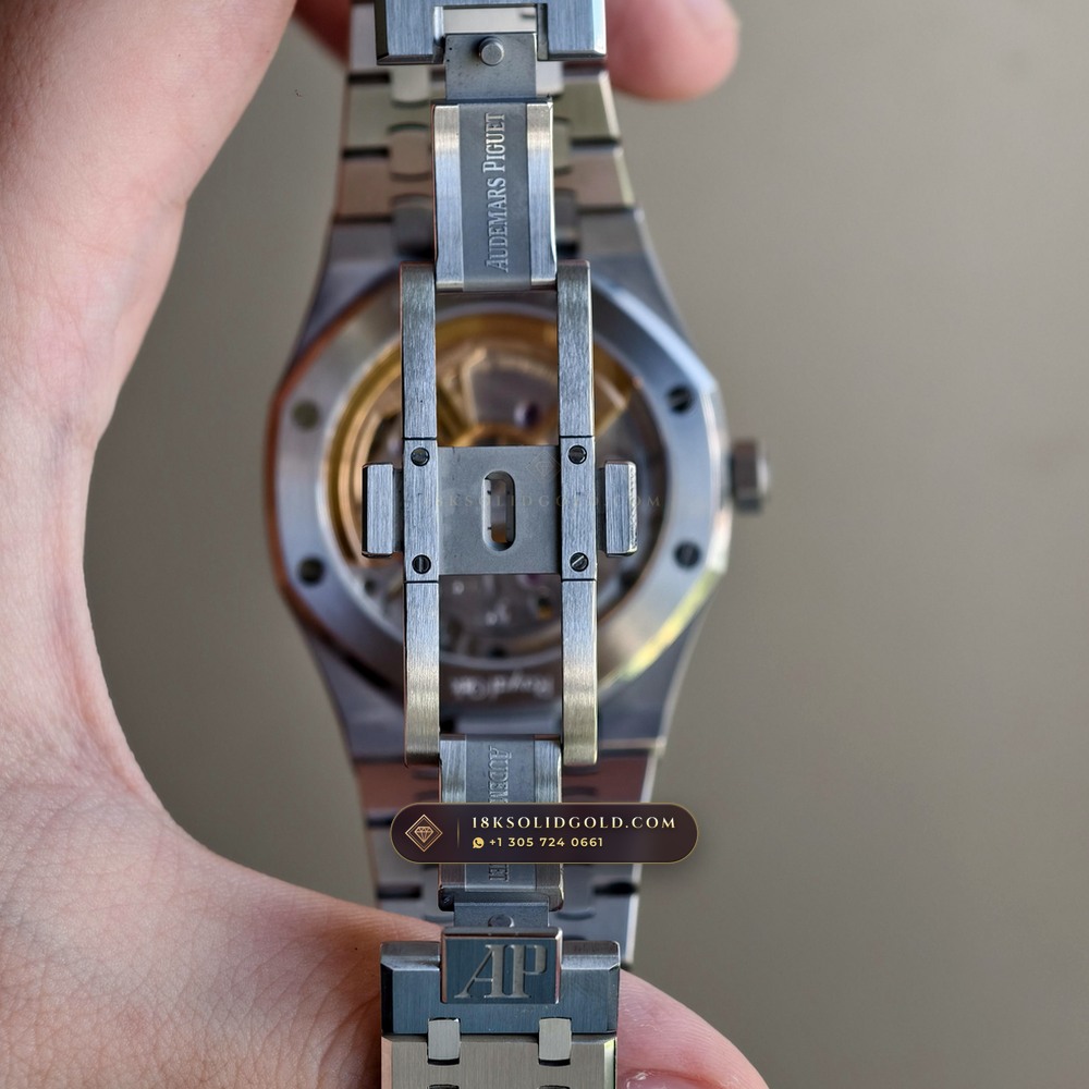 Audemars Piguet Royal Oak Selfwinding 41mm Custom SW Dial Deep Crystal Optics Reference 15510ST — Salon Edition — Studio Gallery Plate XI in 904L Stainless Steel Custom Architecture (166.9g Verified Mass, Audemars Piguet Cal. 4302 - 70h Power Reserve)