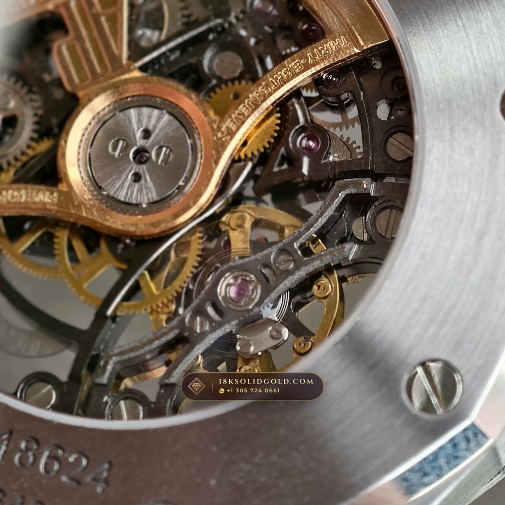 Audemars Piguet Royal Oak Double Balance Wheel Openworked 41mm Free-Sprung Calibre 5-Axis CNC Case Reference 15407ST.OO.1220ST.01 — Salon Edition — Studio Gallery Plate VIII in 904L Stainless Steel Custom Architecture (162.1g Verified Mass, Audemars Piguet Cal. 3132 Dual-Balance Openworked)