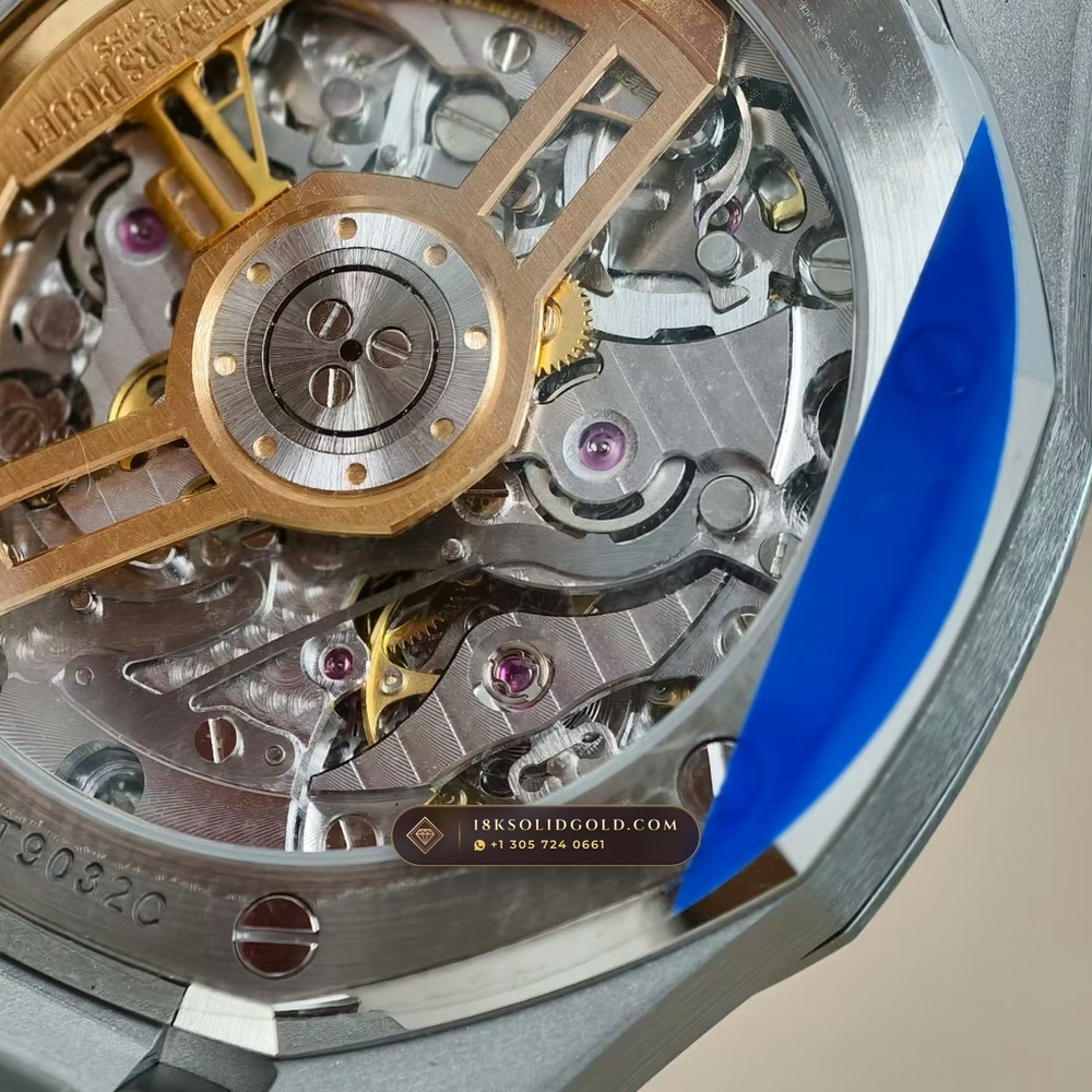 Audemars Piguet Royal Oak Selfwinding Chronograph 41mm Free-Sprung Calibre Reference 26240ST — Salon Edition — Studio Gallery Plate VIII in 904L Stainless Steel Custom Architecture (180.3g Verified Mass, Audemars Piguet Cal. 4401 Flyback Chronograph)
