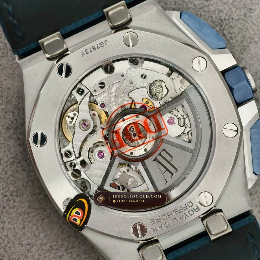 Audemars Piguet Royal Oak Offshore Selfwinding Chronograph 43mm Reference 26420SO.OO.A029VE.01 — Salon Edition — Studio Gallery Plate VII in 904L Stainless Steel Custom Architecture (174.4g Verified Mass, Audemars Piguet Cal. 4401 Flyback Chronograph)