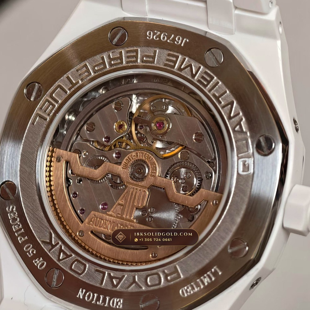 Audemars Piguet Royal Oak Perpetual Calendar 41mm Reference 26579CB.00.1225CB.01 — Salon Edition — Studio Gallery Plate VIII in 904L Stainless Steel Custom Architecture (137.7g Verified Mass, Audemars Piguet Cal. 5134 Ultra-Thin Perpetual)