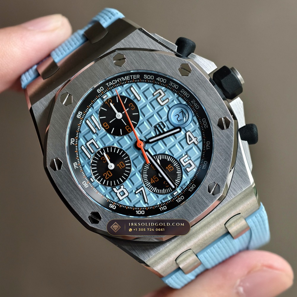 Audemars Piguet Royal Oak Offshore Selfwinding Chronograph 43mm Reference 26238ST.OO.A340CA.01 — Salon Edition angle 2