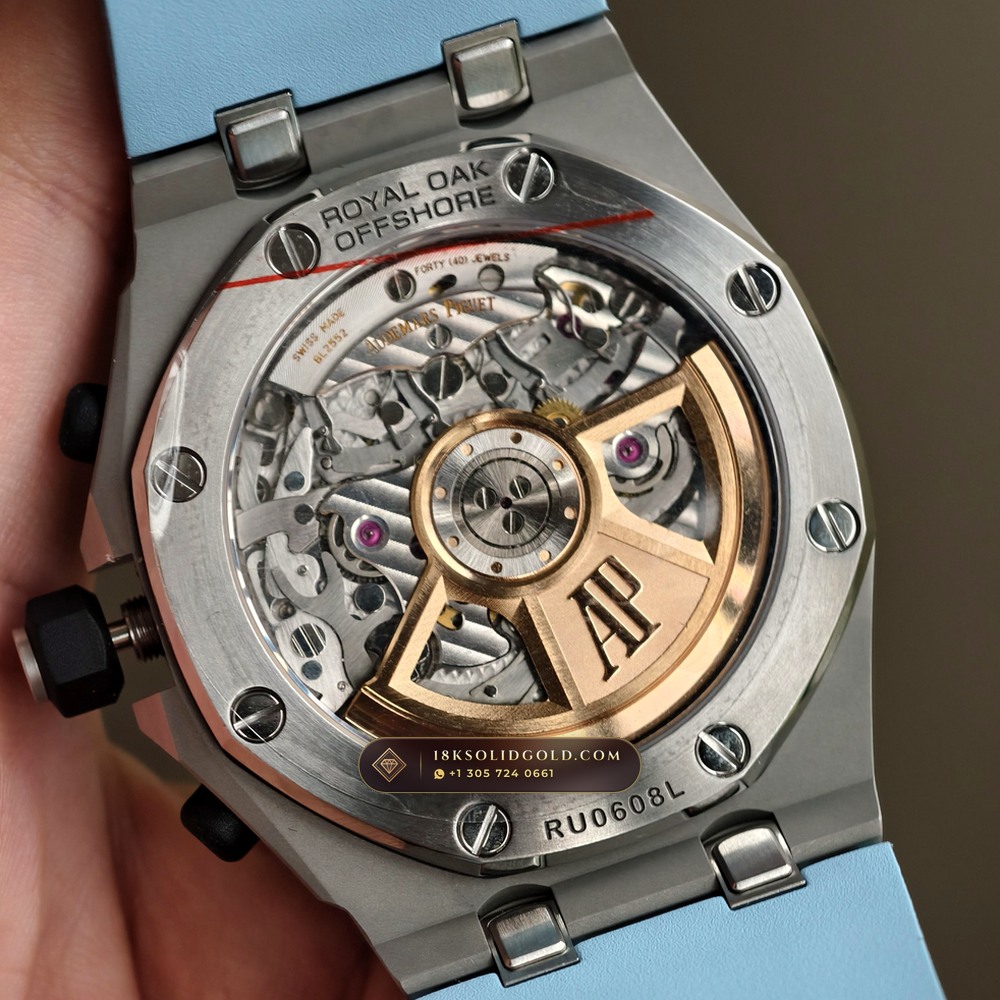Audemars Piguet Royal Oak Offshore Selfwinding Chronograph 43mm Reference 26238ST.OO.A340CA.01 — Salon Edition — Studio Gallery Plate VII in 904L Stainless Steel Custom Architecture (174.8g Verified Mass, Audemars Piguet Cal. 4401 Flyback Chronograph)