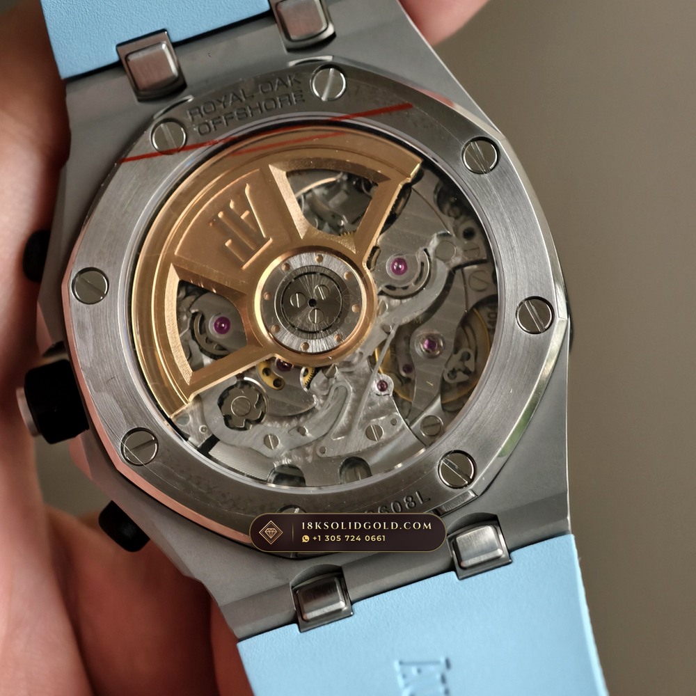 Audemars Piguet Royal Oak Offshore Selfwinding Chronograph 43mm Reference 26238ST.OO.A340CA.01 — Salon Edition — Studio Gallery Plate VIII in 904L Stainless Steel Custom Architecture (174.8g Verified Mass, Audemars Piguet Cal. 4401 Flyback Chronograph)