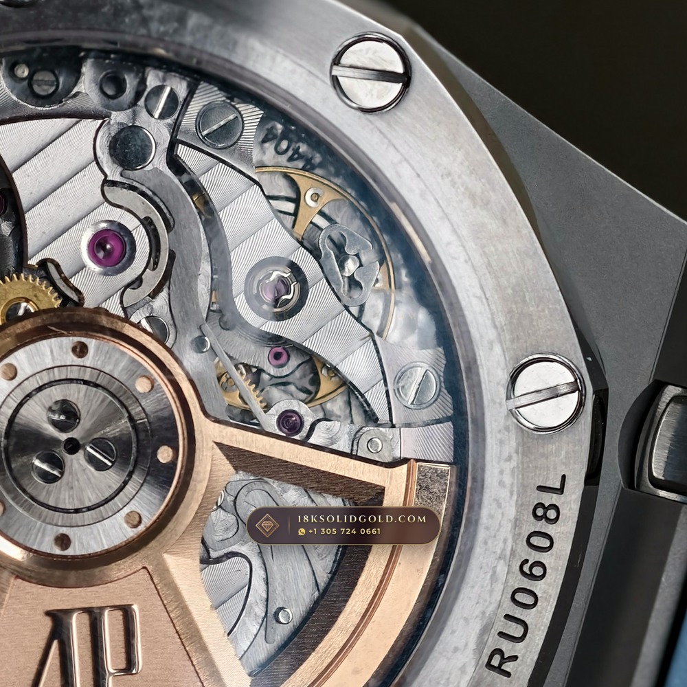 Audemars Piguet Royal Oak Offshore Selfwinding Chronograph 43mm Reference 26238ST.OO.A340CA.01 — Salon Edition — Studio Gallery Plate IX in 904L Stainless Steel Custom Architecture (174.8g Verified Mass, Audemars Piguet Cal. 4401 Flyback Chronograph)