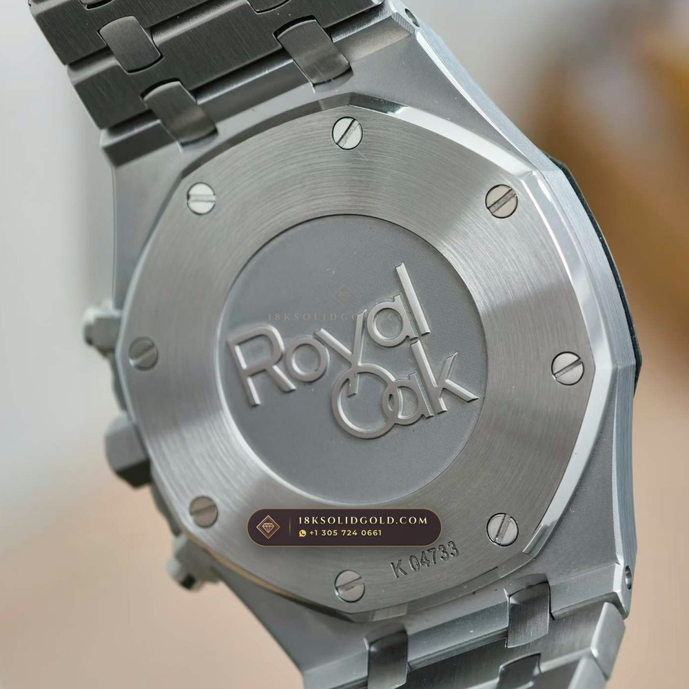 Audemars Piguet Royal Oak Selfwinding Chronograph 41mm 5-Axis CNC Case Reference 26331ST — Salon Edition — Studio Gallery Plate VII in 904L Stainless Steel Custom Architecture (180.3g Verified Mass, Audemars Piguet Cal. 2385 Column-Wheel Chronograph)