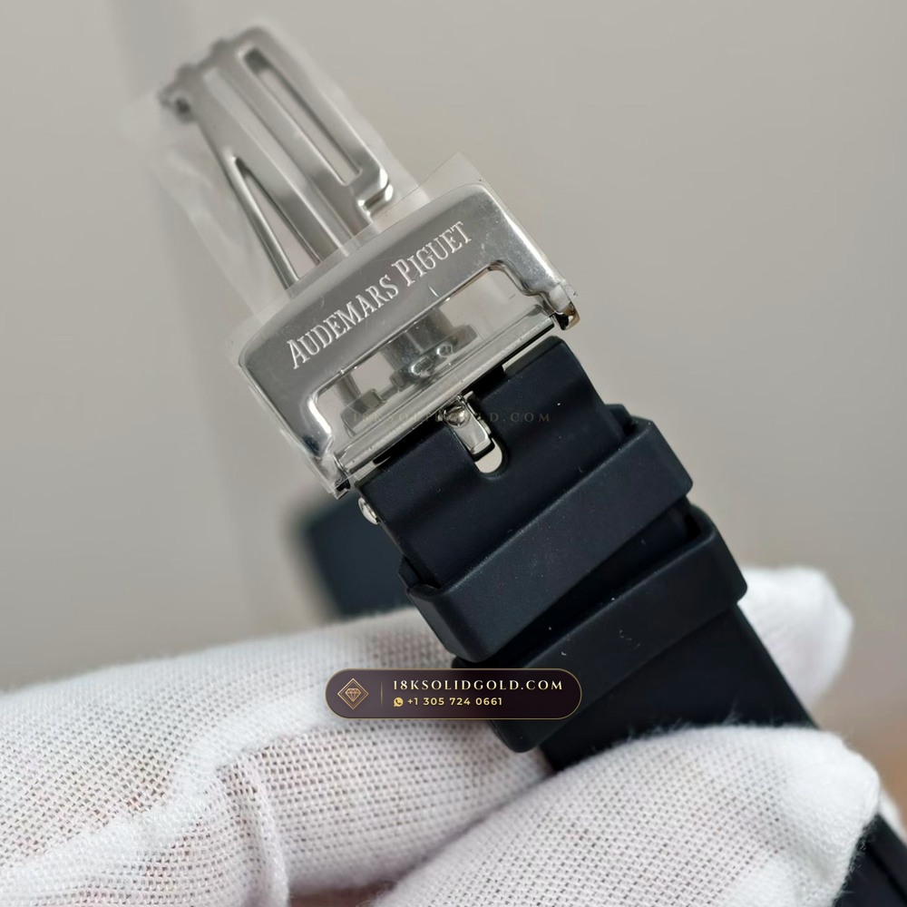 Audemars Piguet Royal Oak Selfwinding Chronograph 41mm Hand-Chamfered Bevel Spec Reference 26331ST — Salon Edition — Studio Gallery Plate VII in 904L Stainless Steel Custom Architecture (180.7g Verified Mass, Audemars Piguet Cal. 2385 Column-Wheel Chronograph)