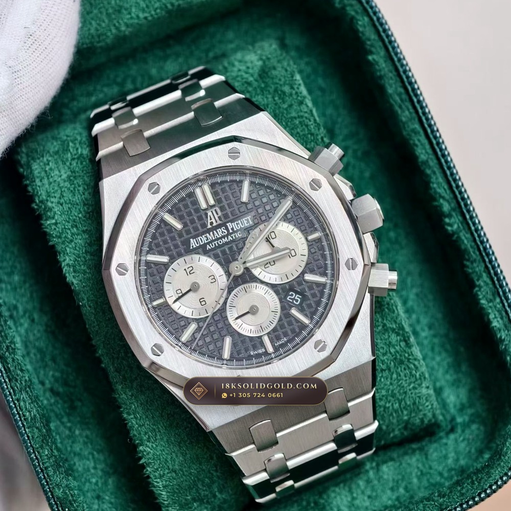 Audemars Piguet Royal Oak Selfwinding Chronograph 41mm Geneva Atelier Spec Reference 26331ST — Salon Edition angle 2