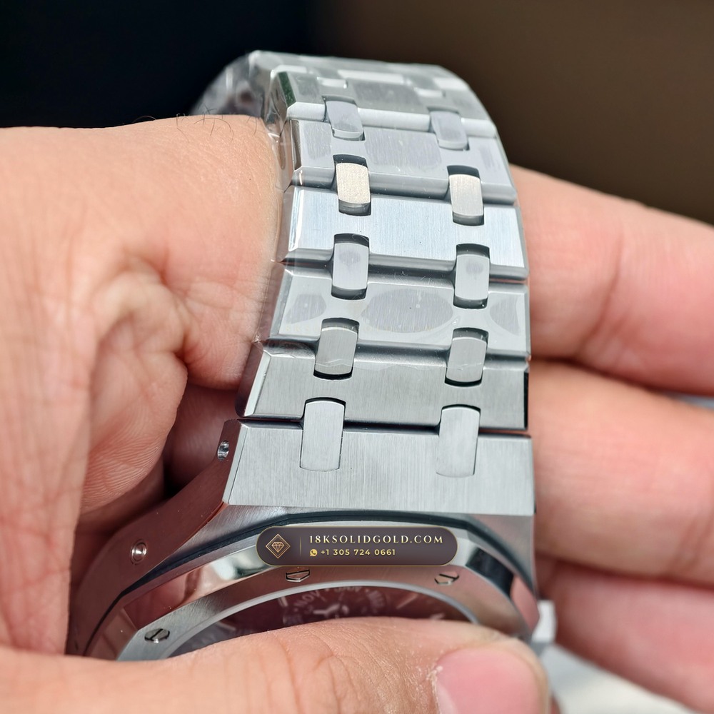 Audemars Piguet Royal Oak Perpetual Calendar 41mm 18K White Gold Reference 26574BC.OO.1220BC.01 — Hallmarked Edition angle 3