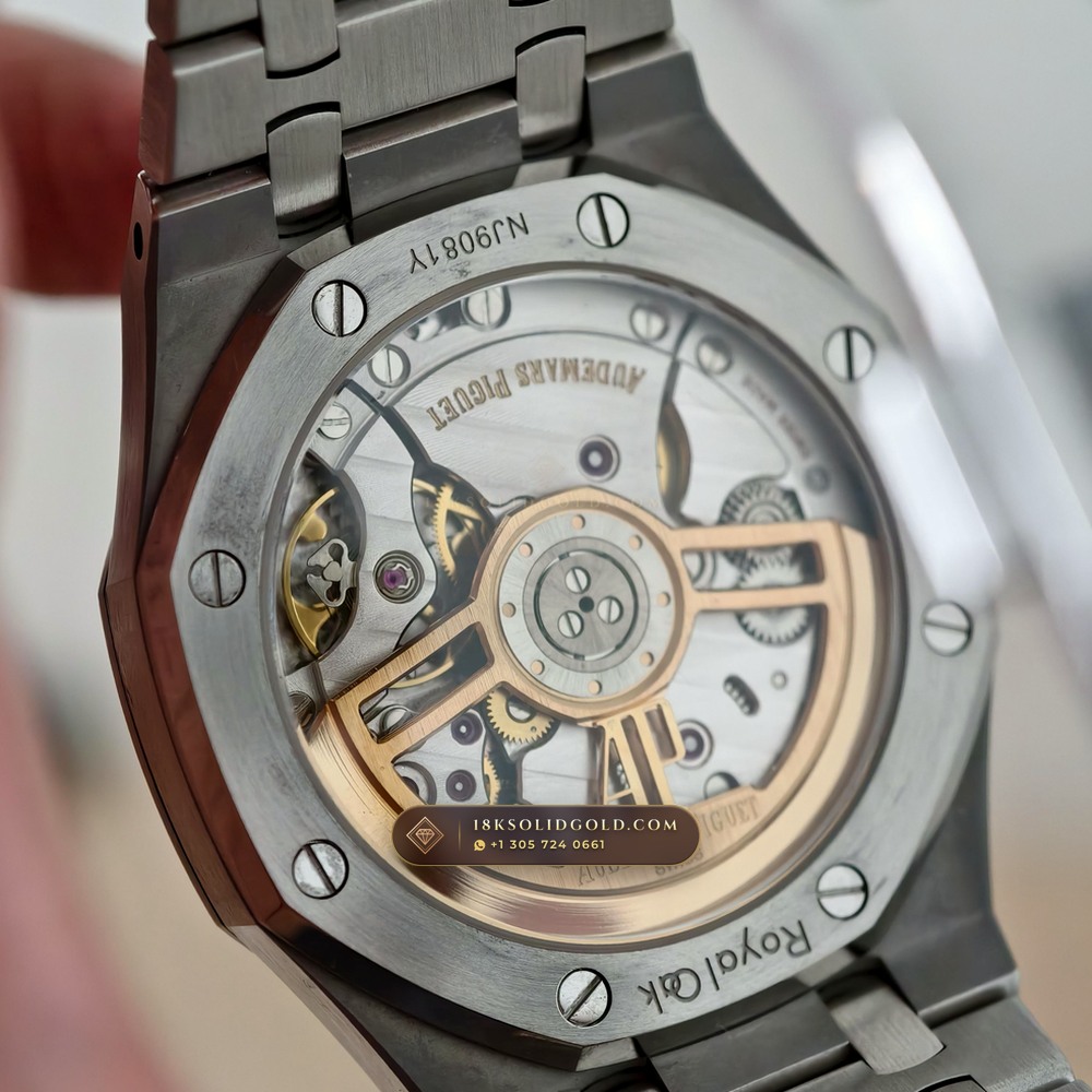 Audemars Piguet Royal Oak Selfwinding 41mm Hand-Chamfered Bevel Spec Reference 15510ST — Salon Edition — Studio Gallery Plate VII in 904L Stainless Steel Custom Architecture (166.8g Verified Mass, Audemars Piguet Cal. 4302 - 70h Power Reserve)