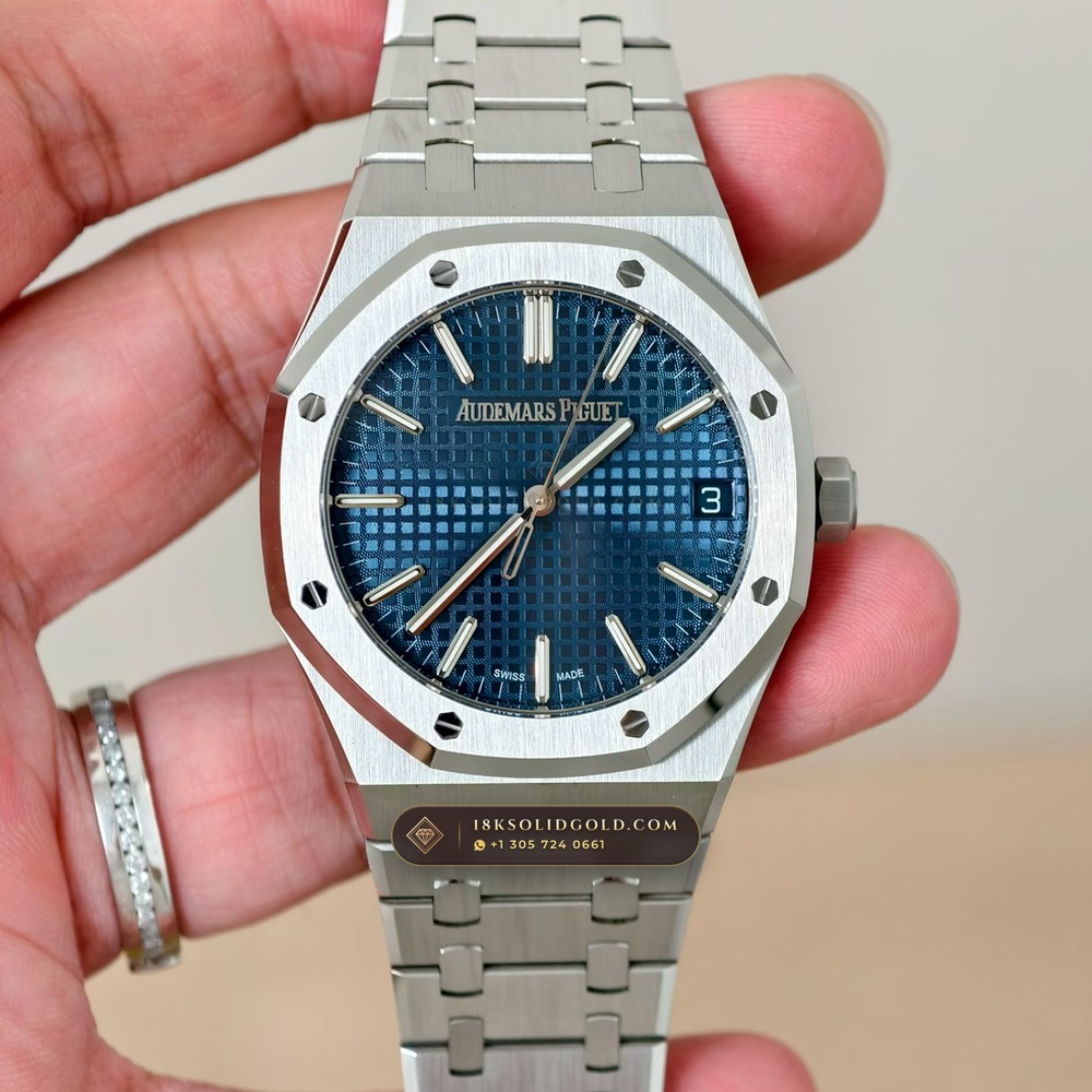 Audemars Piguet Royal Oak Selfwinding 41mm Sapphire Caseback Spec Reference 15510ST — Salon Edition