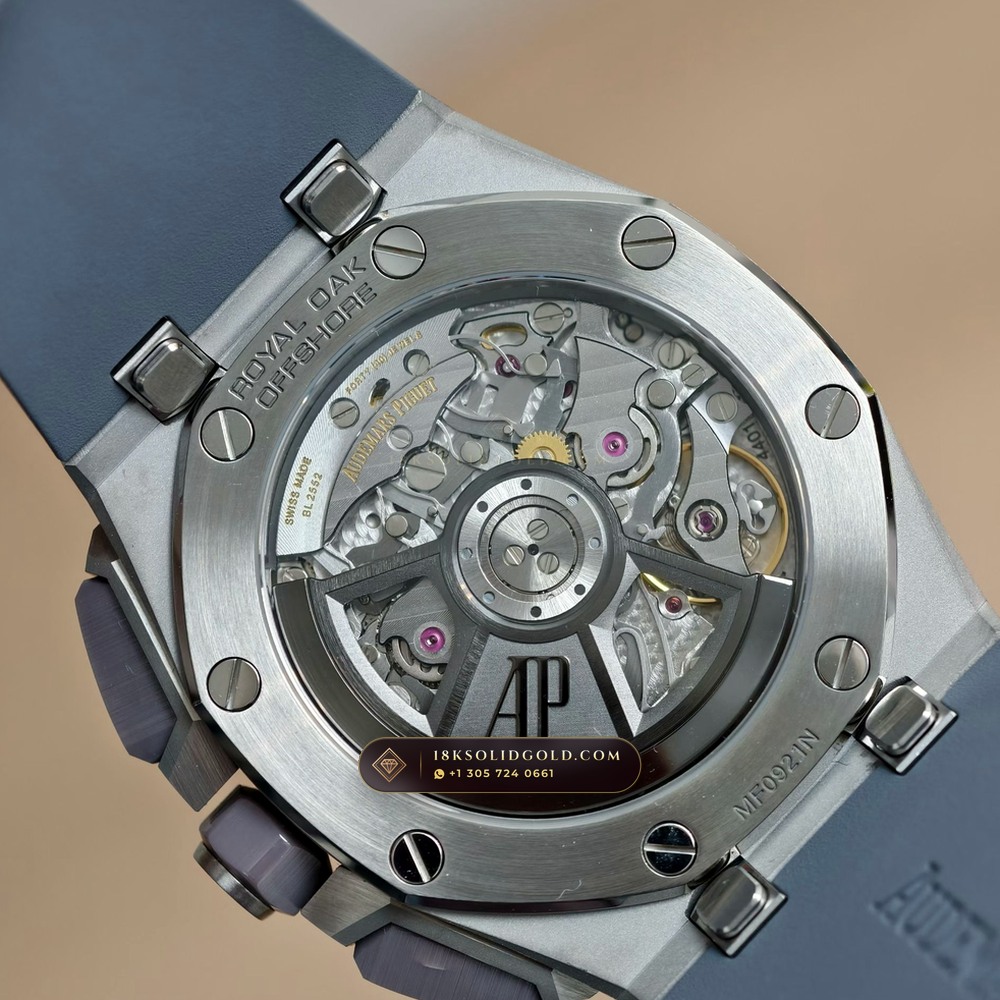 Audemars Piguet Royal Oak Offshore Selfwinding Chronograph 43mm Reference 26420IO.OO.A009CA.01 — Salon Edition — Studio Gallery Plate VII in 904L Stainless Steel Custom Architecture (131.6g Verified Mass, Audemars Piguet Cal. 4401 Flyback Chronograph)