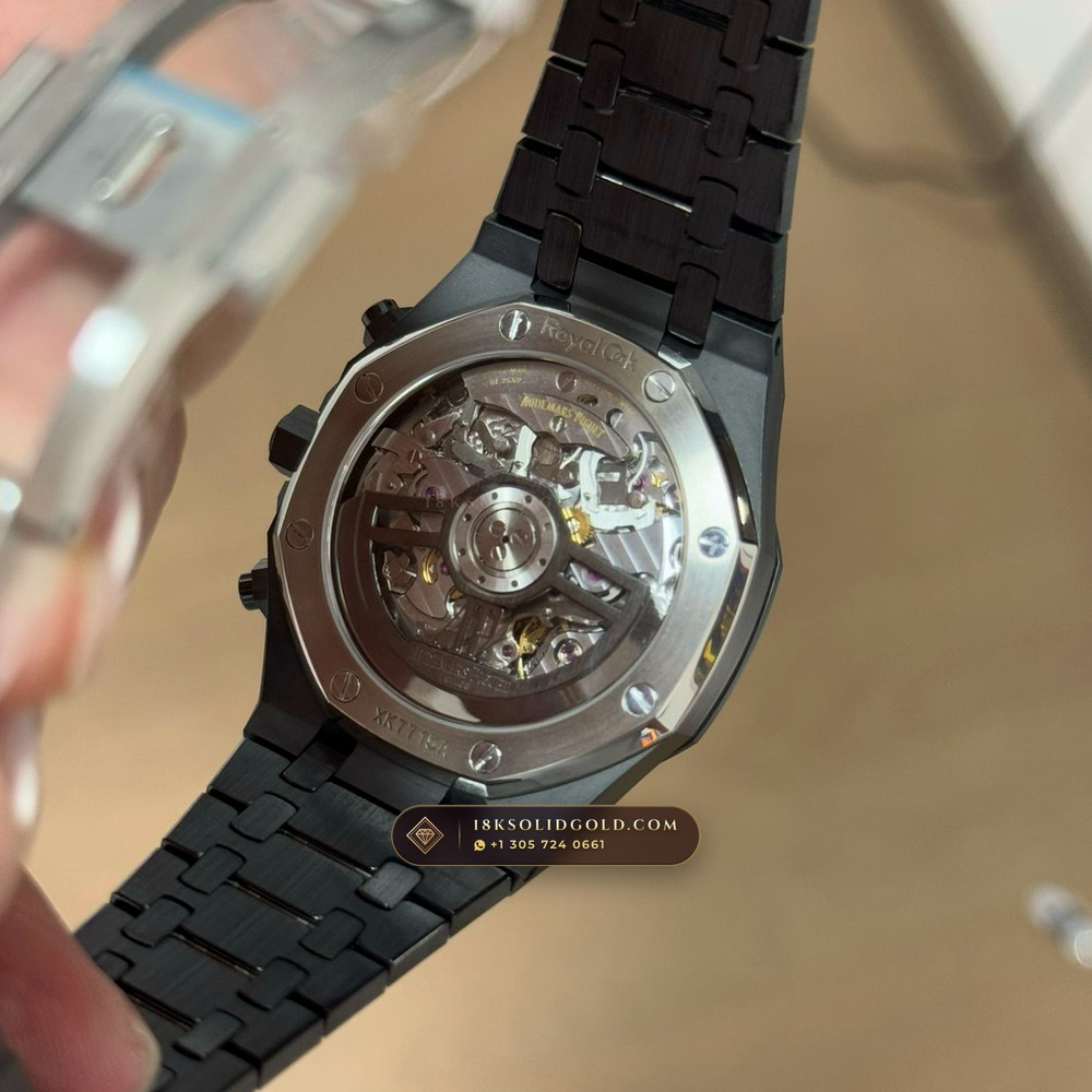 Audemars Piguet Royal Oak Selfwinding Chronograph 41mm Reference 26240CE.OO.1225CE.98 — Salon Edition — Studio Gallery Plate VII in High-Tech Ceramic & Titanium (149.6g Verified Mass, Audemars Piguet Cal. 4401 Flyback Chronograph)
