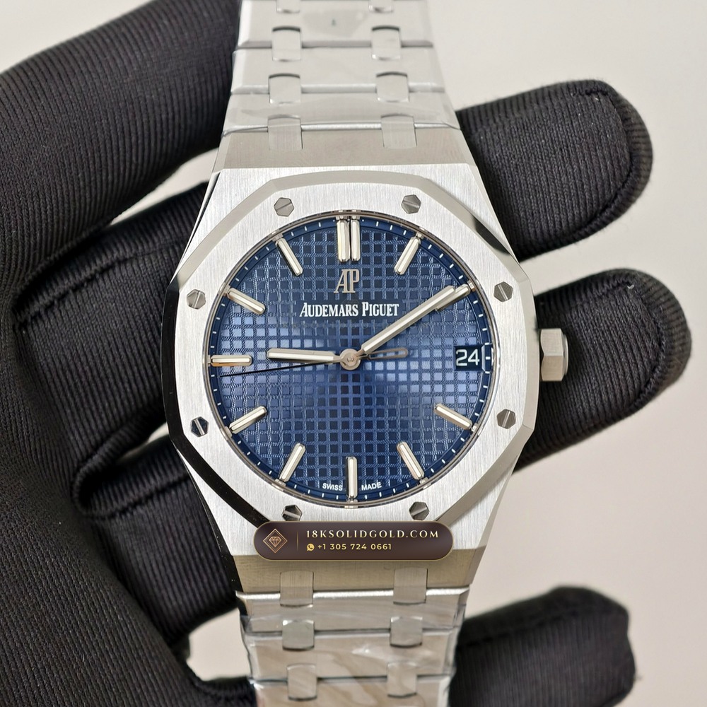 Audemars Piguet Royal Oak Selfwinding 41mm Custom Tapestry Dial Free-Sprung Calibre Reference 15500ST — Salon Edition