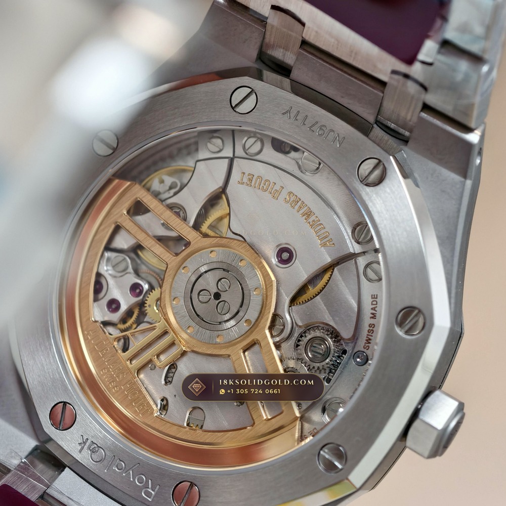 Audemars Piguet Royal Oak Selfwinding 41mm Custom Tapestry Dial Free-Sprung Calibre Reference 15500ST — Salon Edition — Studio Gallery Plate VII in 904L Stainless Steel Custom Architecture (166.4g Verified Mass, Audemars Piguet Cal. 4302 - 70h Power Reserve)