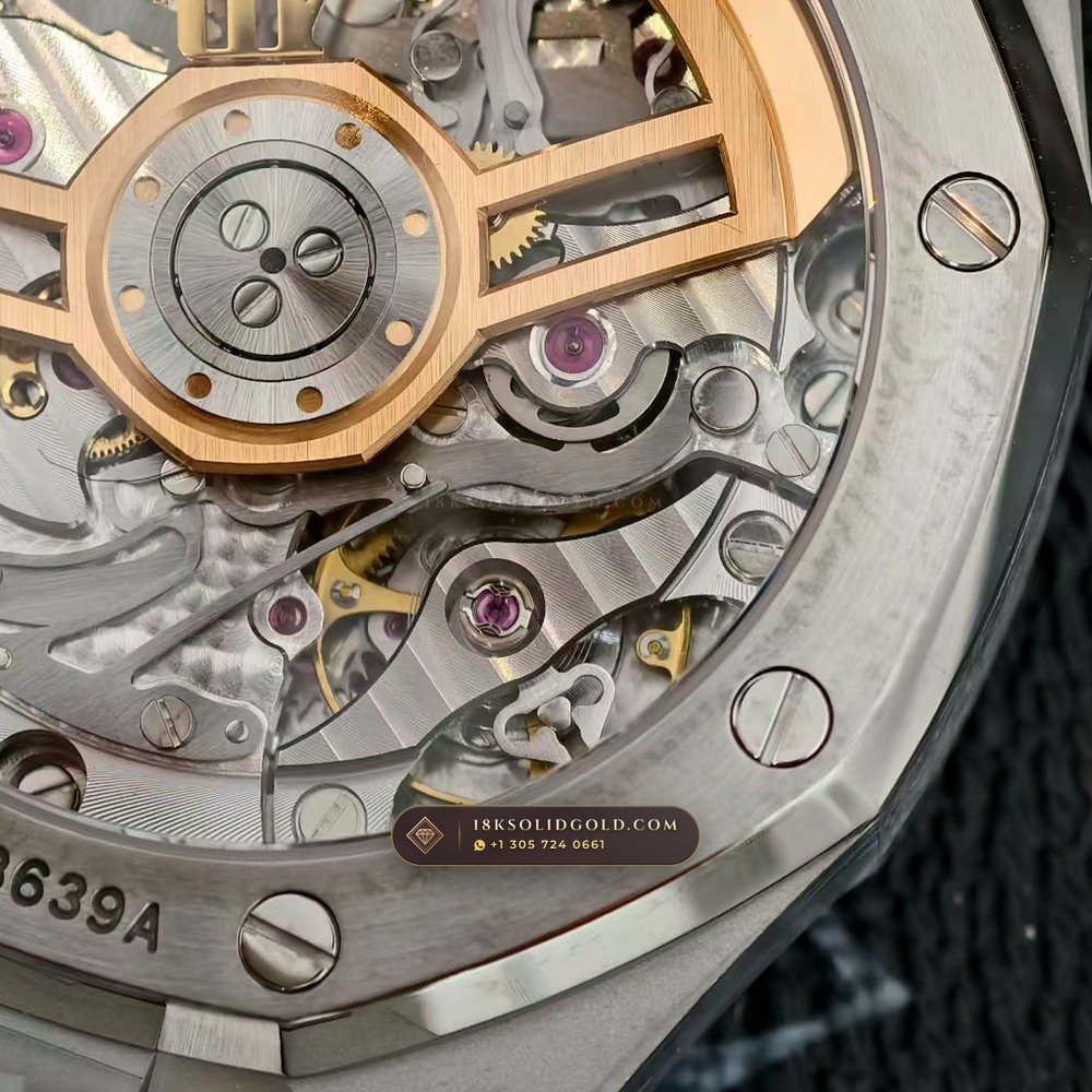 Audemars Piguet Royal Oak Selfwinding Chronograph 41mm Master Watchmaker Spec Reference 26240ST — Salon Edition — Studio Gallery Plate IX in 904L Stainless Steel Custom Architecture (180.9g Verified Mass, Audemars Piguet Cal. 4401 Flyback Chronograph)