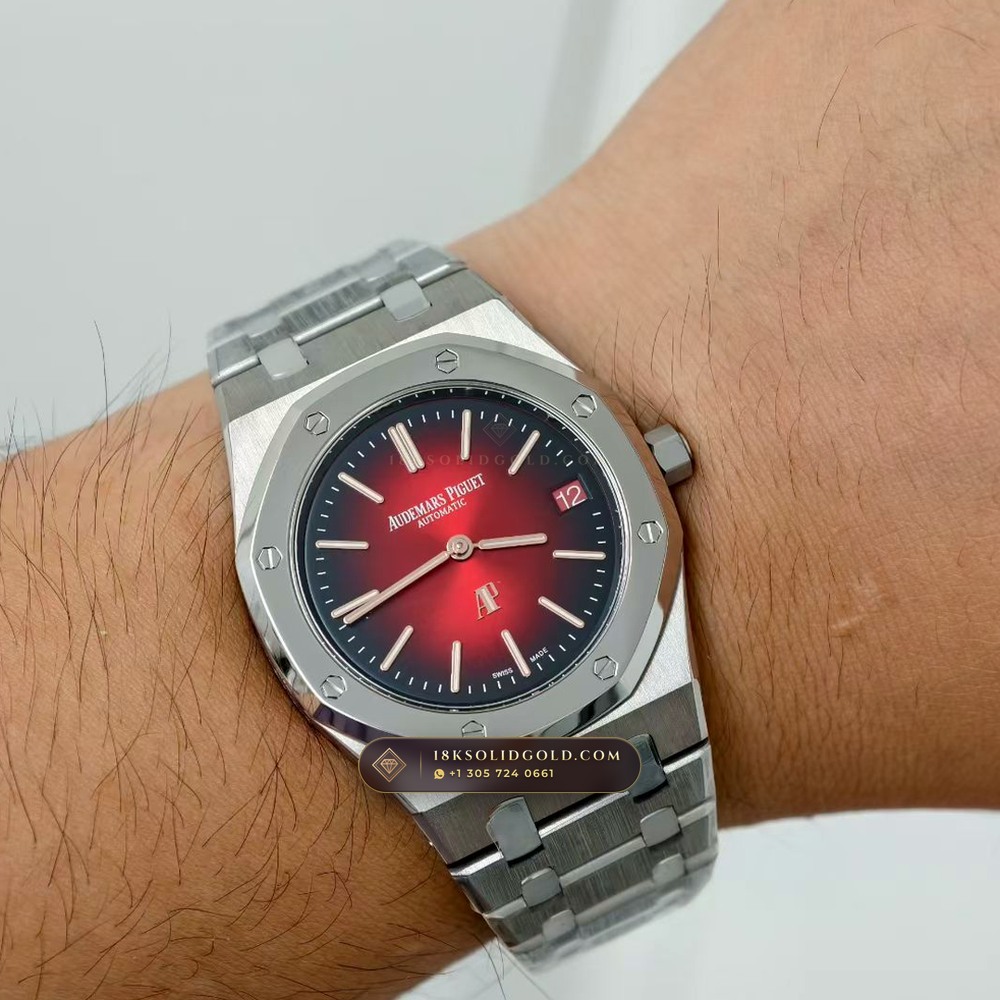 Audemars Piguet Royal Oak Jumbo Extra-Thin 39mm Reference 16202IP — Salon Edition — Studio Gallery Plate VIII in Grade 5 Titanium Monobloc (94.4g Verified Mass, Audemars Piguet Cal. 7121)