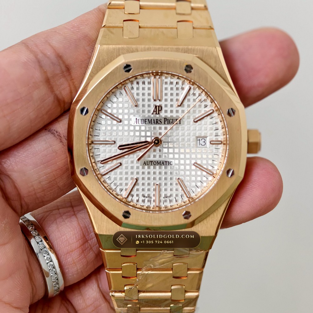 Audemars Piguet Royal Oak Selfwinding 41mm 18K Rose Gold Reference 15400OR — Hallmarked Edition