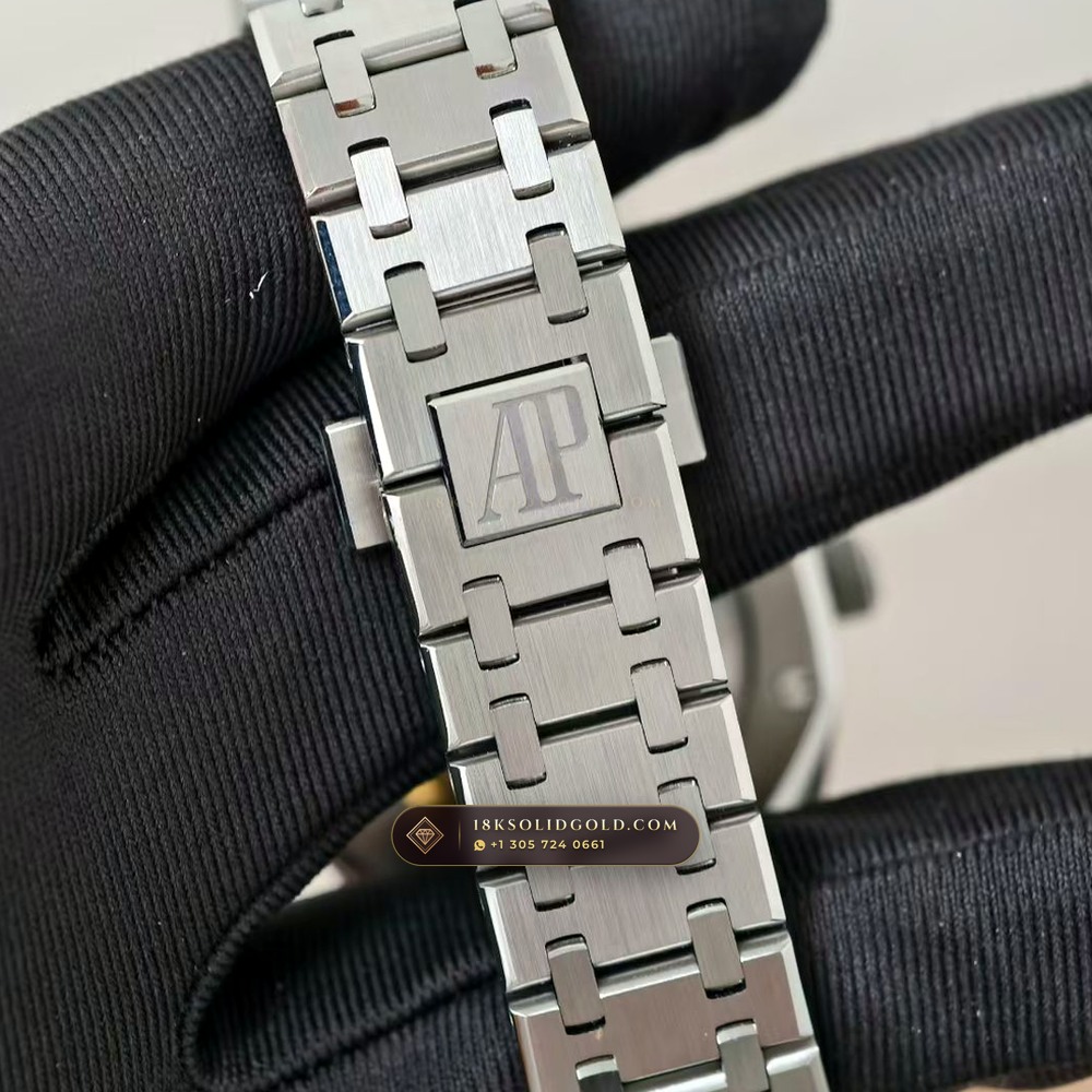 Audemars Piguet Royal Oak Selfwinding 37mm Hand-Chamfered Bevel Spec Reference 15450ST — Salon Edition — Studio Gallery Plate VIII in 904L Stainless Steel Custom Architecture (132.7g Verified Mass, Audemars Piguet Cal. 3120 / Cal. 5900)