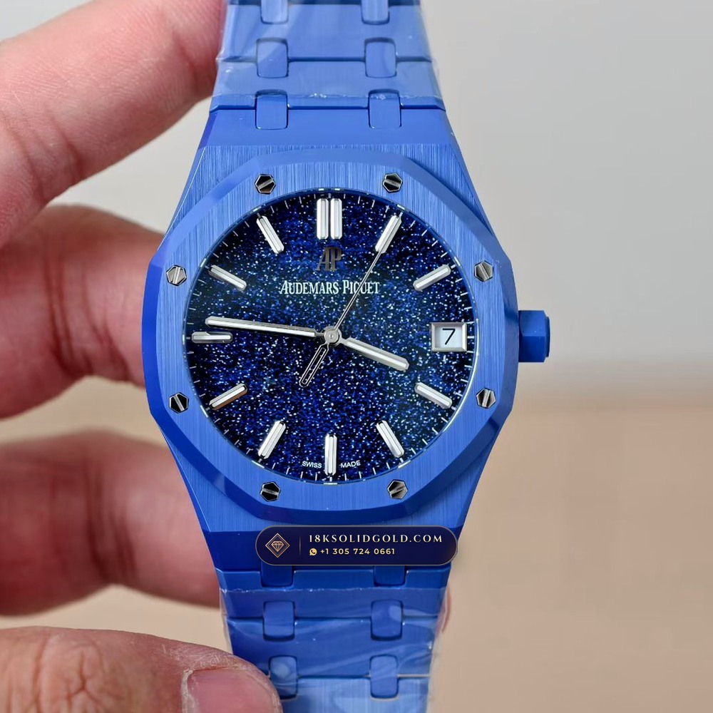 Audemars Piguet Royal Oak Selfwinding 41mm Starry Sky Dial Reference 15500 — Salon Edition