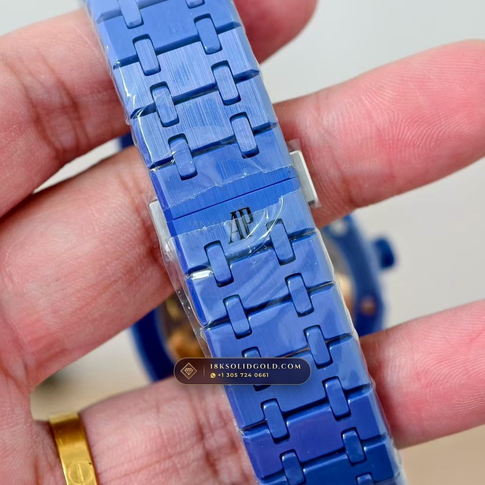 Audemars Piguet Royal Oak Selfwinding 41mm Starry Sky Dial Reference 15500 — Salon Edition — Studio Gallery Plate VII in High-Tech Ceramic & Titanium (166.7g Verified Mass, Audemars Piguet Cal. 4302 - 70h Power Reserve)
