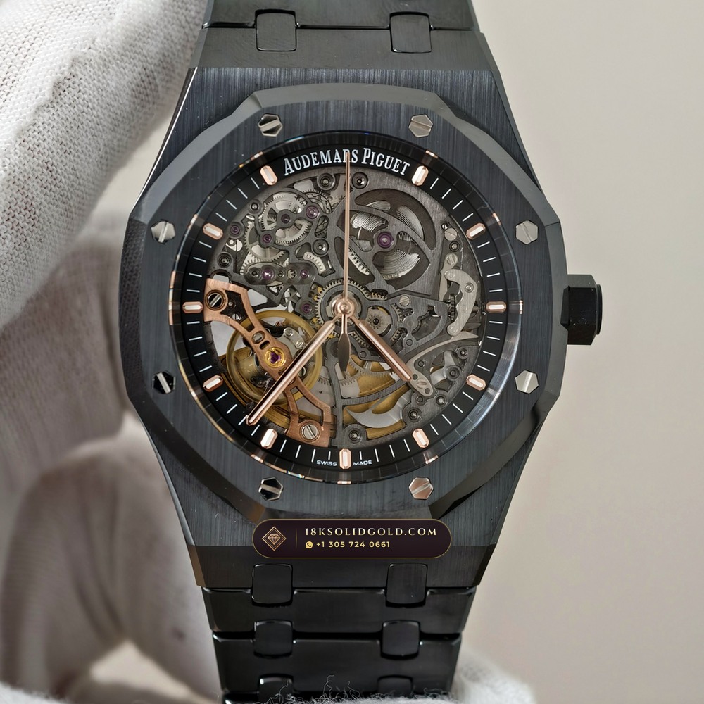 Audemars Piguet Royal Oak Double Balance Wheel Openworked 41mm Reference 15416CE — Salon Edition