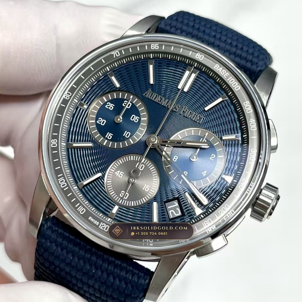 Audemars Piguet Code 11.59 Selfwinding Chronograph 41mm Reference 26393ST.OO.A348KB.01 — Salon Edition angle 3