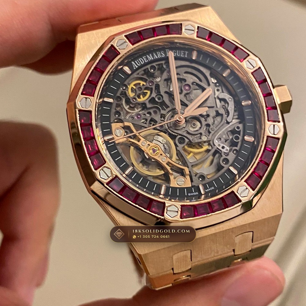 Audemars Piguet Royal Oak Double Balance Wheel Openworked 41mm 18K Rose Gold Reference 15407OR — Hallmarked Edition