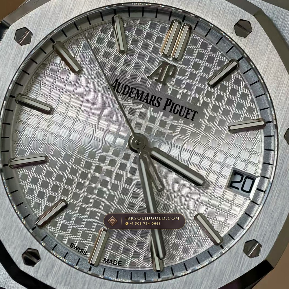 Audemars Piguet Royal Oak Selfwinding 41mm Hand-Chamfered Bevel Spec Reference 15500ST — Salon Edition — Studio Gallery Plate VII in 904L Stainless Steel Custom Architecture (166.6g Verified Mass, Audemars Piguet Cal. 4302 - 70h Power Reserve)