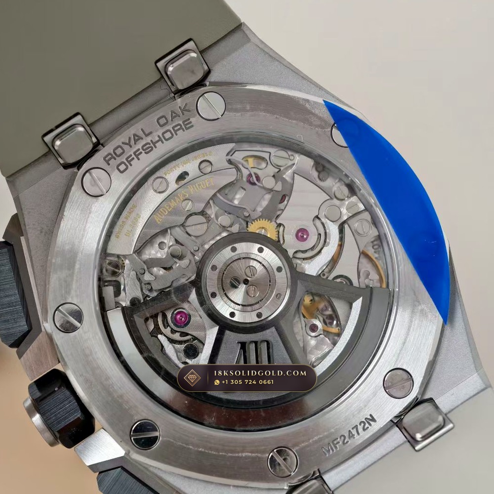 Audemars Piguet Royal Oak Offshore Selfwinding Chronograph 43mm Reference 26420SO.OO.A600CA.01 — Salon Edition — Studio Gallery Plate VII in 904L Stainless Steel Custom Architecture (174.6g Verified Mass, Audemars Piguet Cal. 4401 Flyback Chronograph)