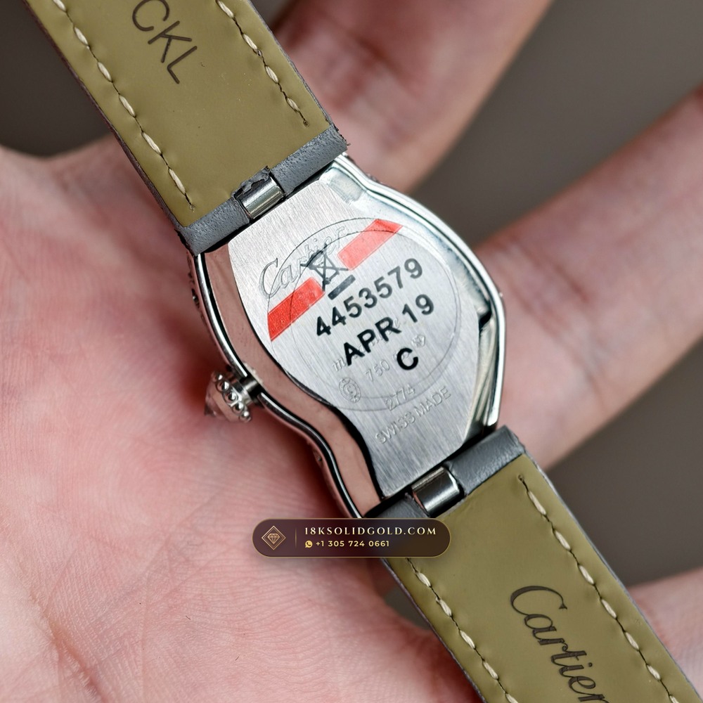 Cartier Crash de Cartier London Boutique Diamond Bezel 950 Platinum Reference CRWHCH0006 — Hallmarked Edition — Studio Gallery Plate VII in 950 Platinum Pt950 (73.7g Verified Mass, Cartier Manufacture Hand-Wound Cal. 8970 MC)
