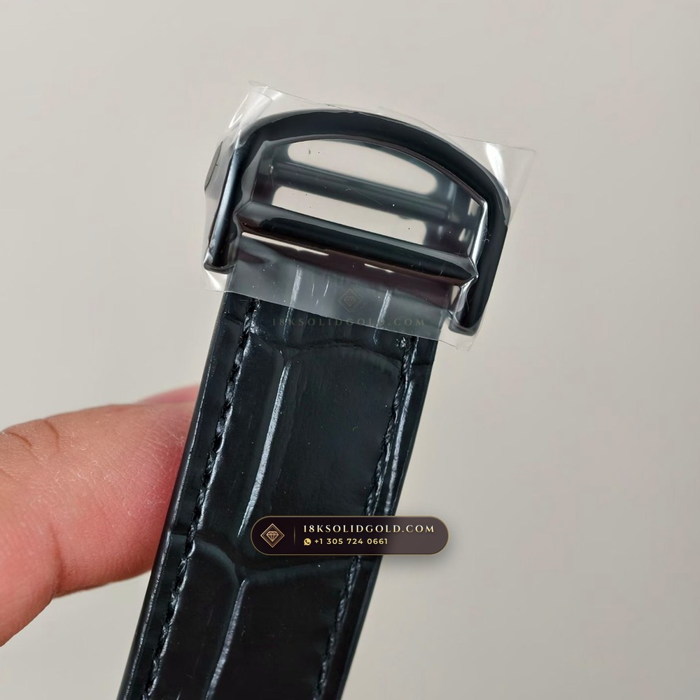 Cartier Santos de Cartier Large Skeleton Openworked Steel Reference W2020052 — Salon Edition — Studio Gallery Plate VII in Forged Carbon TPT & Titanium (115.3g Verified Mass, Cartier Manufacture Cal. 1847 MC / Skeleton Cal. 9611 MC)