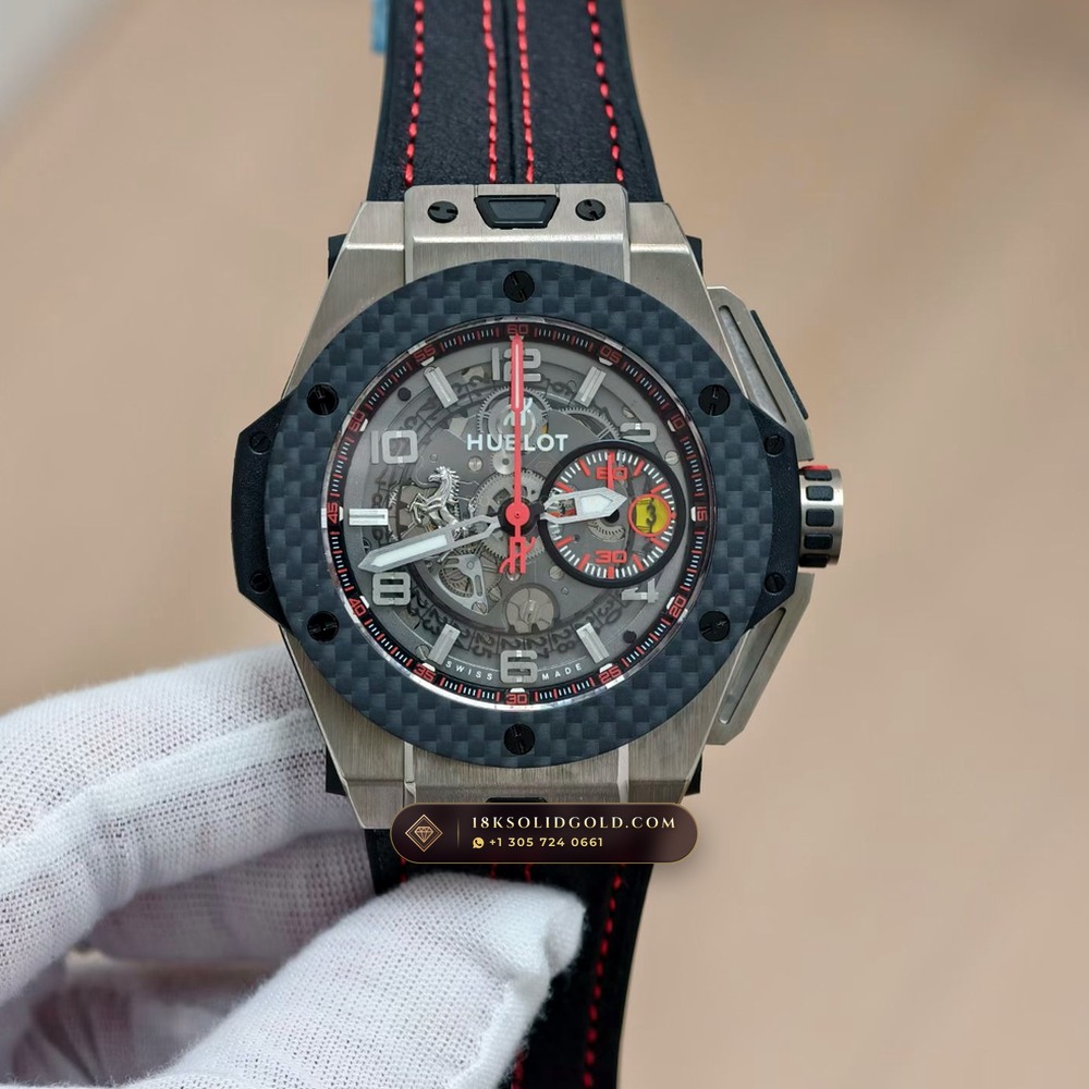 Hublot Big Bang Ferrari Unico Flyback Chronograph 45mm Reference 401.NX.0123.VR — Salon Edition