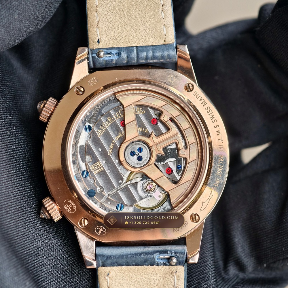 Jaeger-LeCoultre Rendez-Vous Night & Day 36mm Diamond Bezel 18K Rose Gold Reference Q3522480 — Hallmarked Edition — Studio Gallery Plate VII in 18K Rose Gold Au750 (68.9g Verified Mass, Jaeger-LeCoultre Manufacture Cal. 925 / Cal. 899)