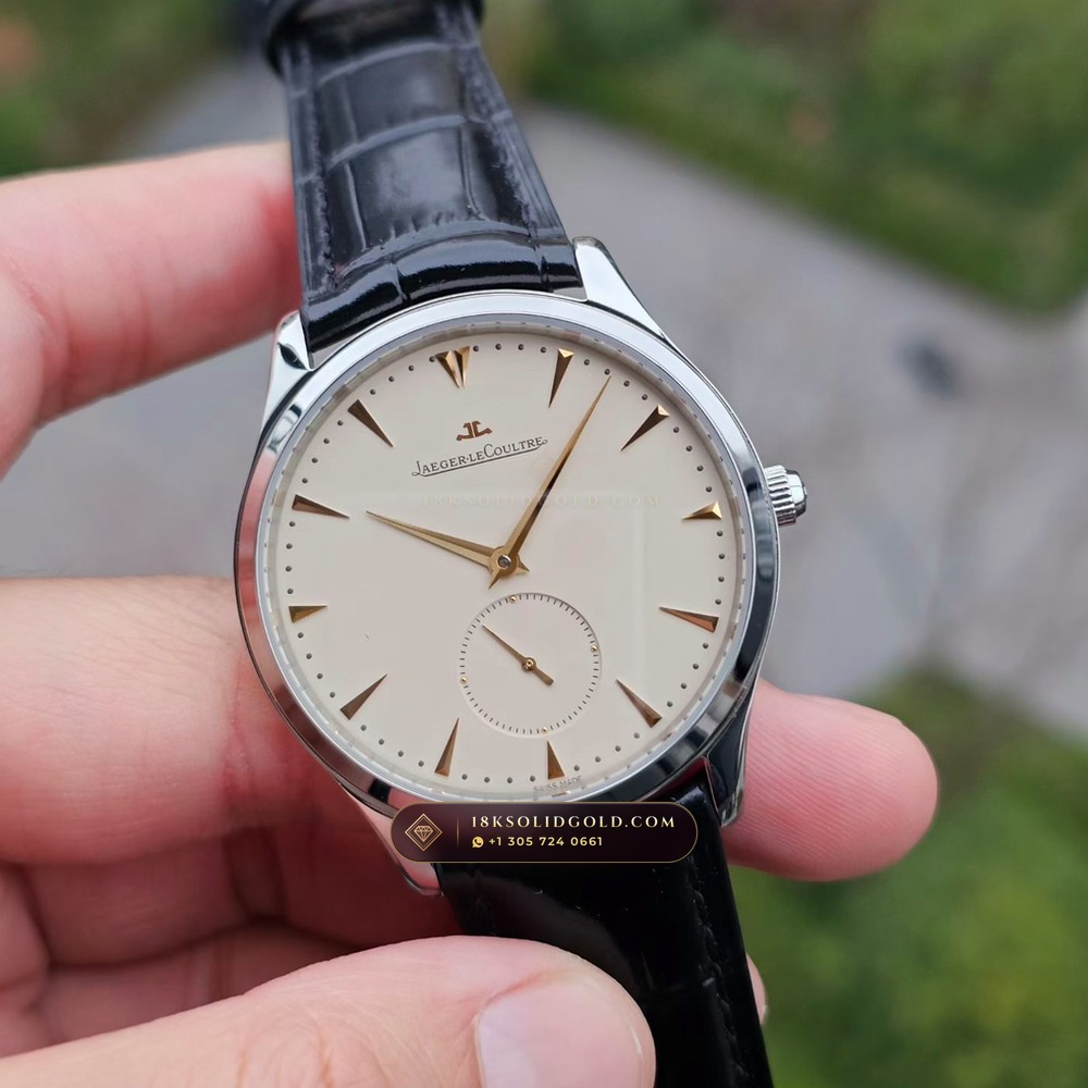 Jaeger-LeCoultre Master Ultra Thin Small Seconds 39mm Cal. 896 Authentic OEM Dial Reference Q1358420 — Salon Edition