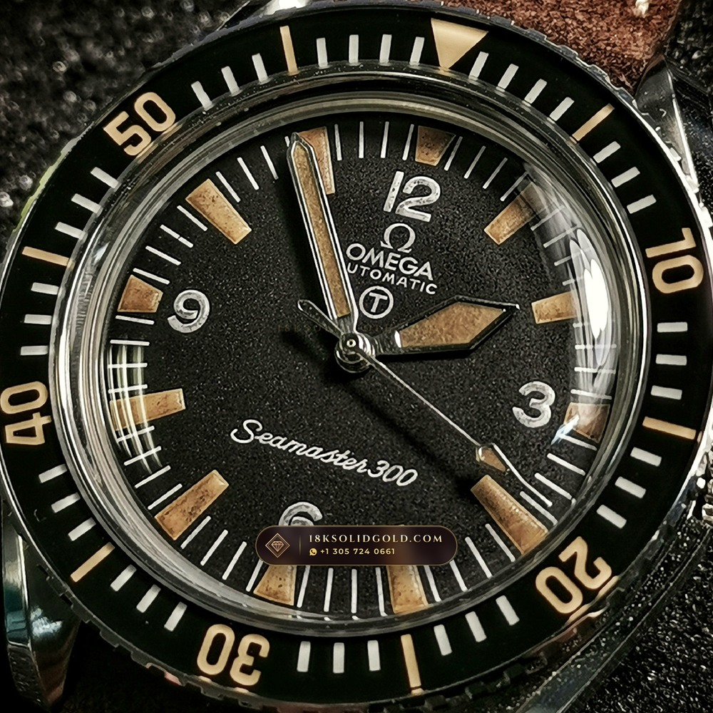 Omega Heritage Seamaster 300 Big Triangle Military Vintage 41mm Reference 165.024 — Salon Edition — Studio Gallery Plate VIII in 904L Stainless Steel Custom Architecture (104.9g Verified Mass, Omega Co-Axial Master Chronometer Cal. 8900)
