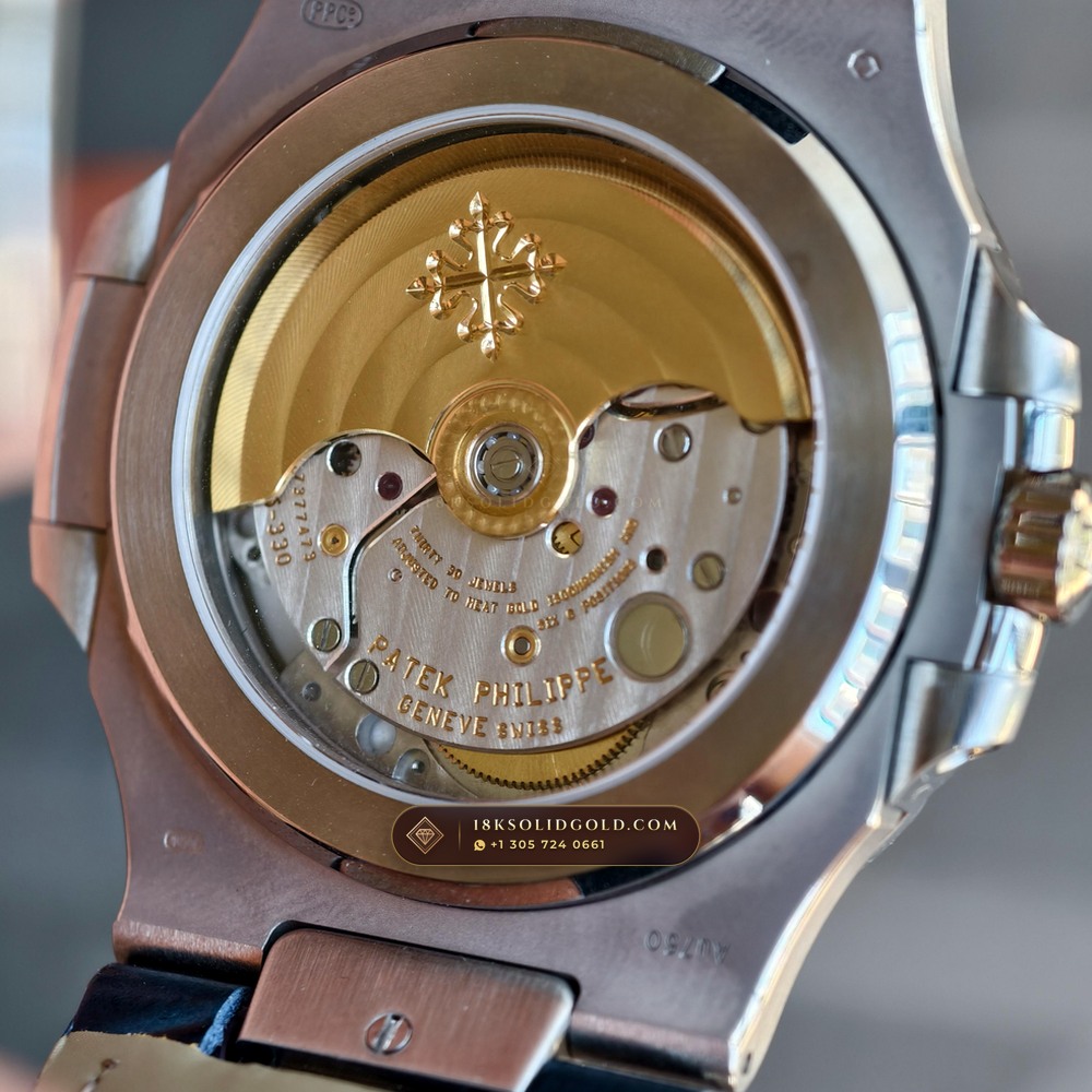 Patek Philippe Nautilus Self-Winding 41mm 18K White Gold Reference 5811/1G-001 — Hallmarked Edition — Studio Gallery Plate VII in 18K White Gold Au750 (112.2g Verified Mass, Patek Philippe Cal. 26-330 S C - 21K Gold Rotor)