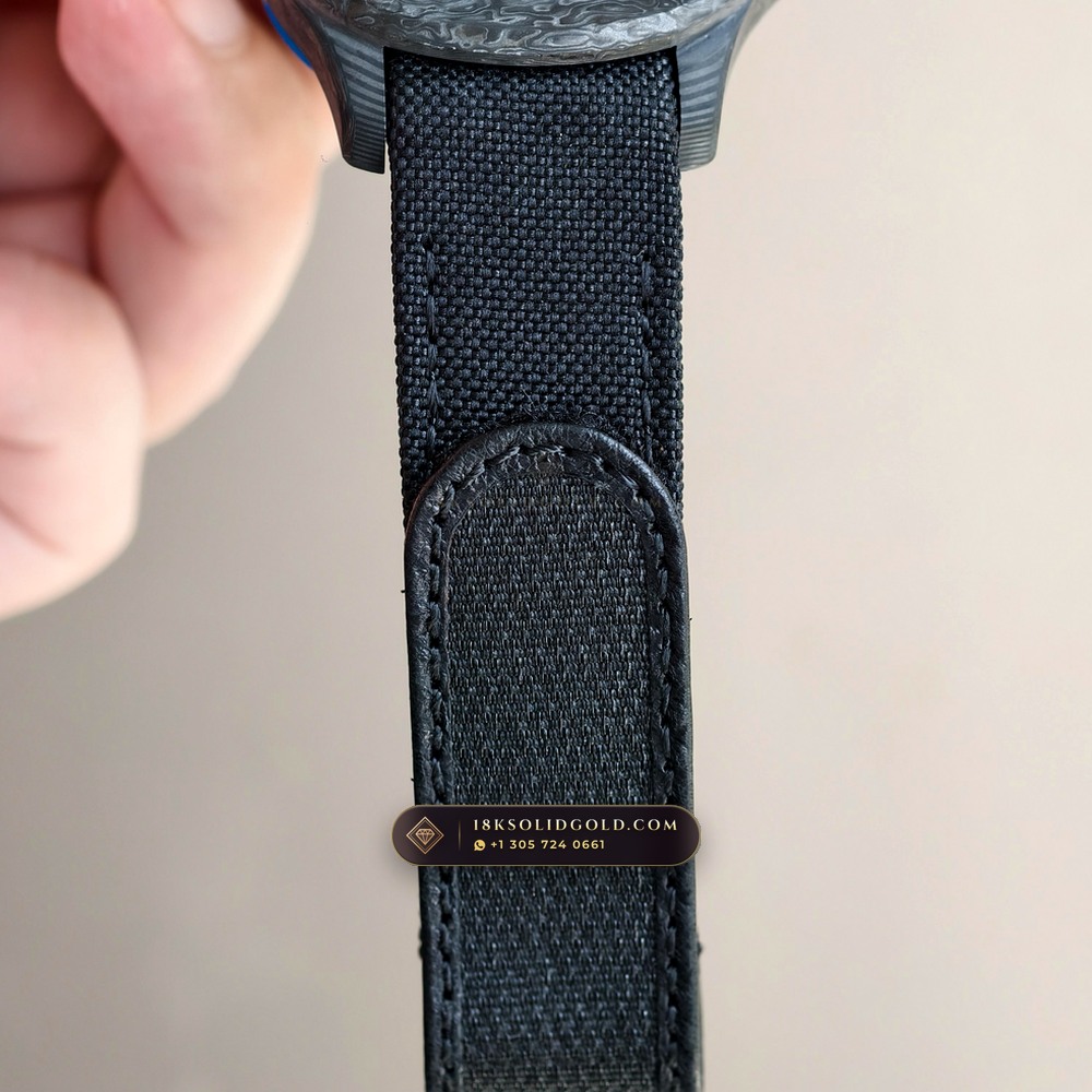 Patek Philippe Aquanaut 40.8mm Bespoke Forged Carbon Reference 5167A-001 — Salon Edition — Studio Gallery Plate VII in Forged Carbon TPT & Titanium (64.3g Verified Mass, Patek Philippe Cal. 324 S C - 21K Gold Rotor)