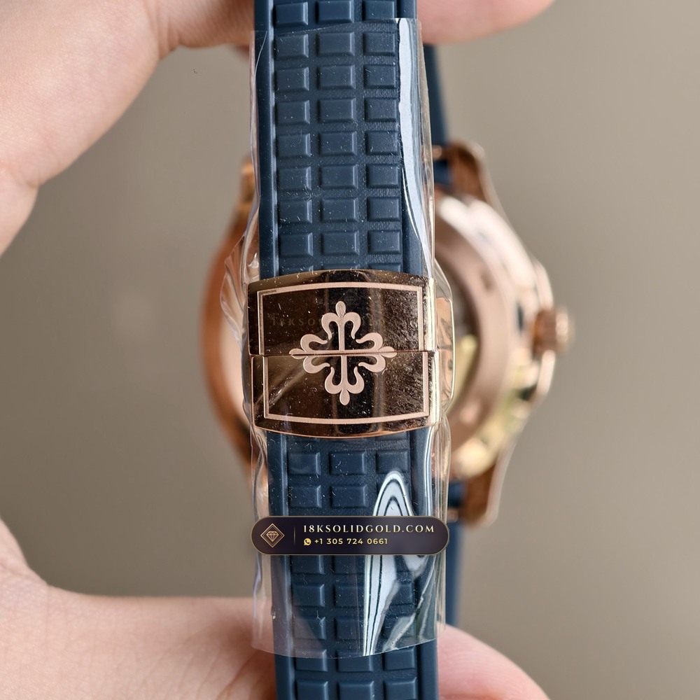 Patek Philippe Aquanaut Luce Annual Calendar 18K Rose Gold Reference 5261R-001 — Hallmarked Edition — Studio Gallery Plate VIII in 18K Rose Gold Au750 (104.9g Verified Mass, Patek Philippe Cal. 26-330 S QA LU)