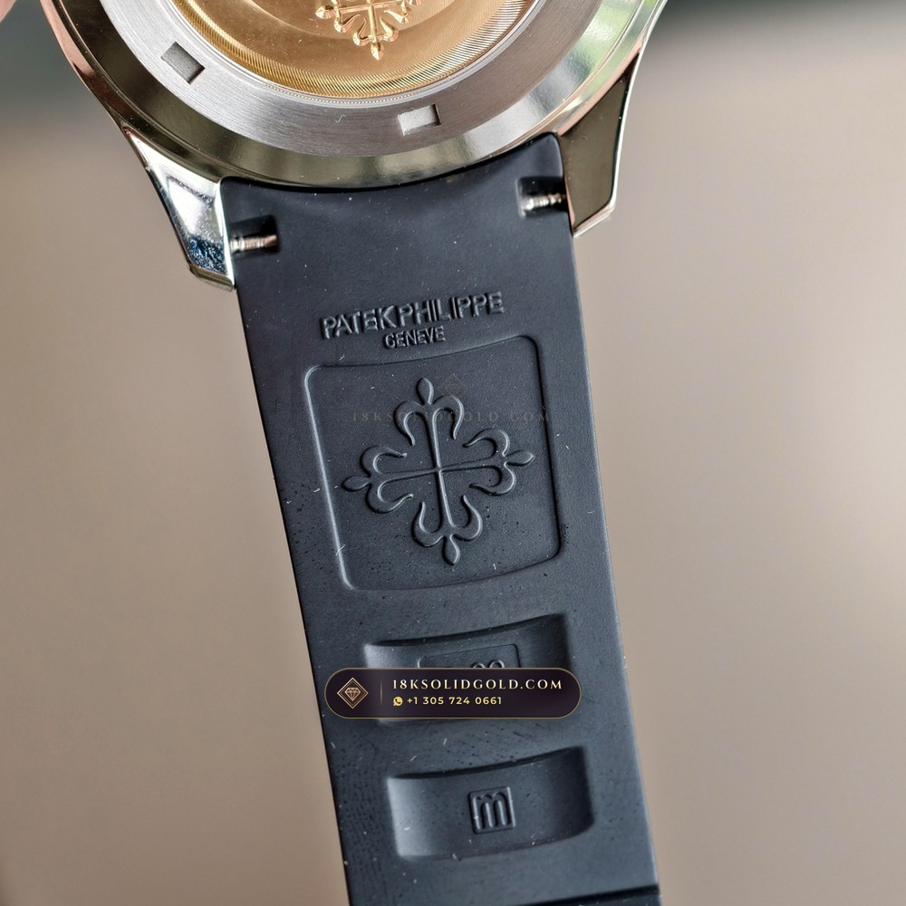 Patek Philippe Aquanaut Extra-Large Self-Winding Custom SW Dial Free-Sprung Calibre Reference 5167A — Salon Edition — Studio Gallery Plate VIII in 904L Stainless Steel Custom Architecture (79.4g Verified Mass, Patek Philippe Cal. 324 S C - 21K Gold Rotor)