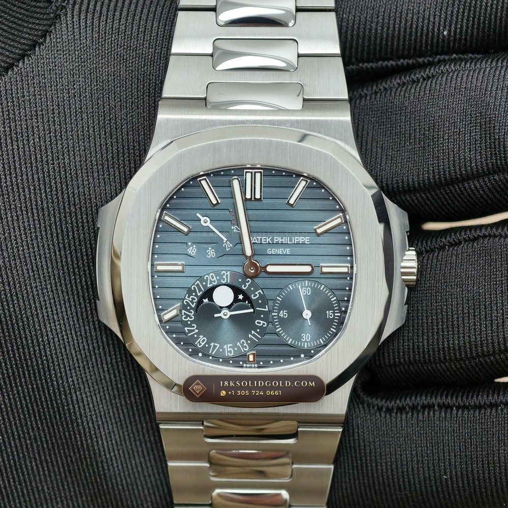 Patek Philippe Nautilus Moonphase & Power Reserve Geneva Atelier Spec Reference 5712/1A — Salon Edition