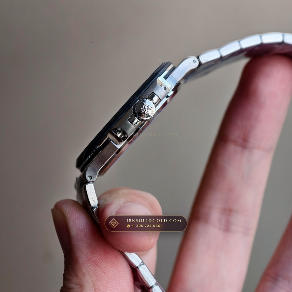 Patek Philippe Nautilus 40mm Openworked Carbon Edition Openworked Skeleton Dial Reference 5711/1A-010 — Salon Edition — Studio Gallery Plate IX in Forged Carbon TPT & Titanium (115.2g Verified Mass, Patek Philippe Cal. 26-330 S C / Cal. 324 S C - 21K Gold Rotor)