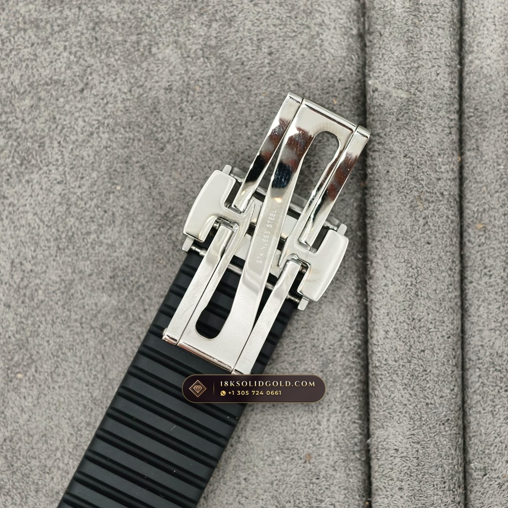 Patek Philippe Aquanaut Extra-Large Self-Winding Custom SW Dial Reference 5167A — Salon Edition — Studio Gallery Plate VIII in 904L Stainless Steel Custom Architecture (79.5g Verified Mass, Patek Philippe Cal. 324 S C - 21K Gold Rotor)