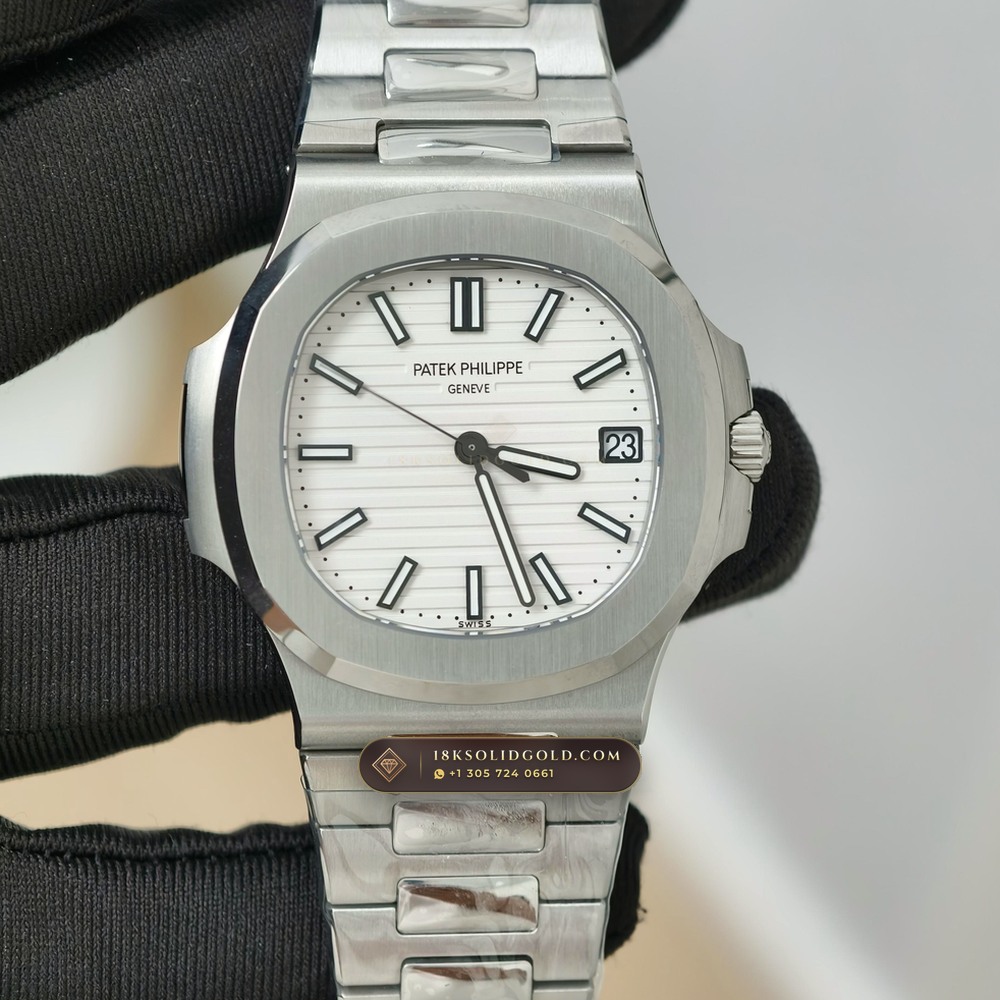 Patek Philippe Nautilus Self-Winding Custom SW Dial Free-Sprung Calibre Reference 5711/1A-011 — Salon Edition