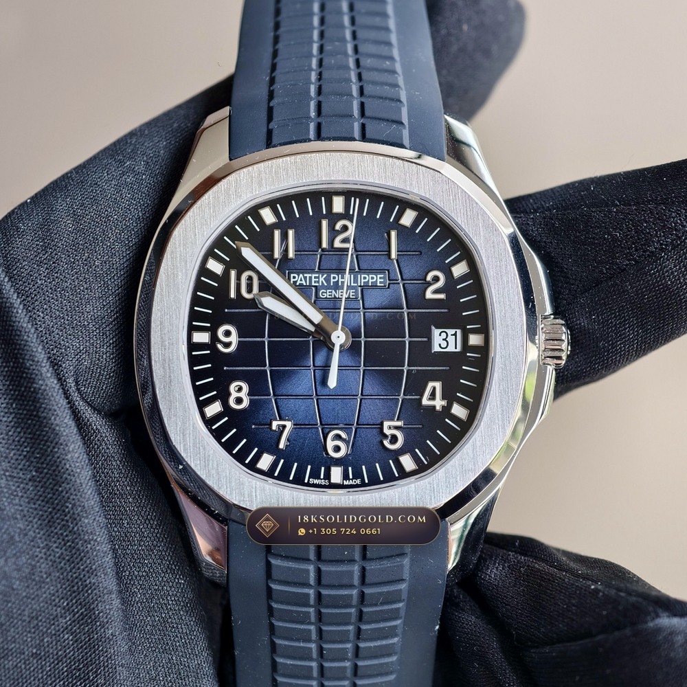 Patek Philippe Aquanaut Jumbo 42.2mm 18K White Gold Reference 5168G-001 — Hallmarked Edition