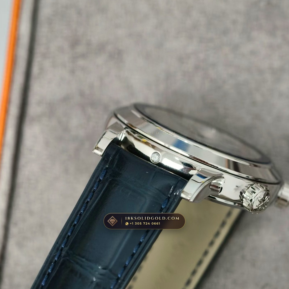 Patek Philippe Grand Complications Sky Moon Celestial 950 Platinum Reference 6102P-001 — Hallmarked Edition — Studio Gallery Plate VIII in 950 Platinum Pt950 (147.9g Verified Mass, Patek Philippe Cal. 240 LU CL C - 22K Gold Micro-Rotor)