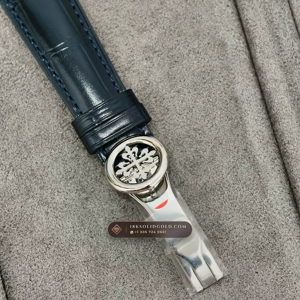 Patek Philippe Grand Complications Sky Moon Celestial 950 Platinum Reference 6102P-001 — Hallmarked Edition — Studio Gallery Plate IX in 950 Platinum Pt950 (147.9g Verified Mass, Patek Philippe Cal. 240 LU CL C - 22K Gold Micro-Rotor)