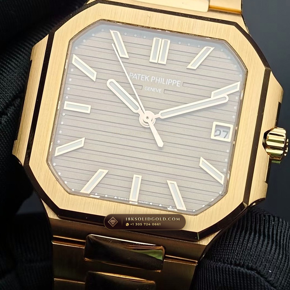 Patek Philippe Cubitus Self-Winding 18K Rose Gold Reference 7128/1R-001 — Hallmarked Edition angle 2